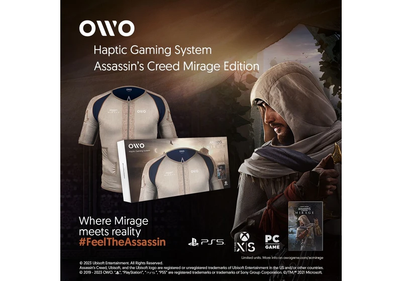 Assassin's Creed Haptic Shirt Wants You to Feel Every...Stab?