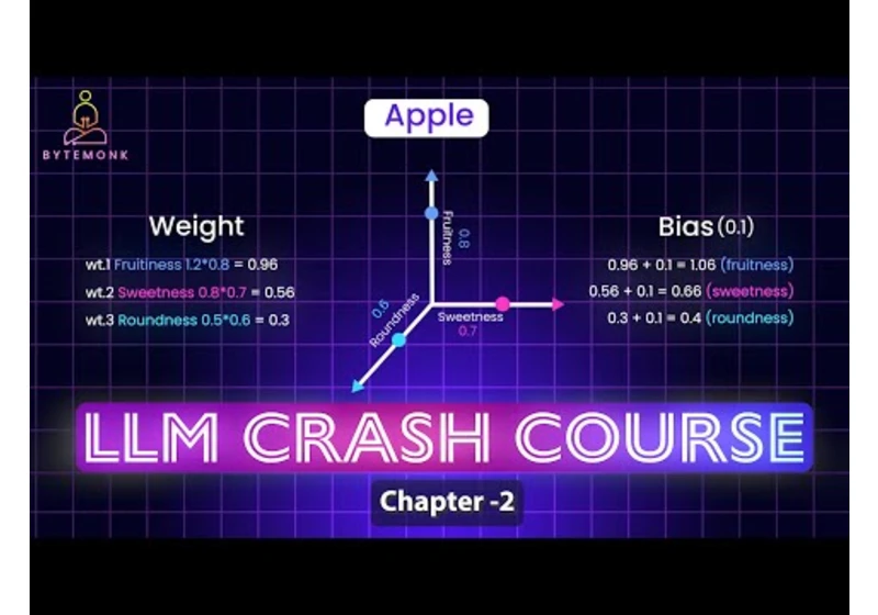 LLM Crash Course - Chapter 2 | Embeddings and Parameters Explained