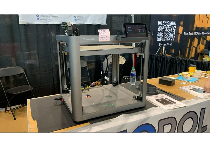 3D Printer Uses Magnets To Break Speed Limits, Print at a Table-Shaking 800 mm/s
