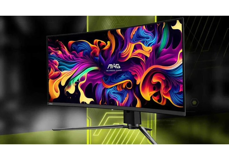 This MSI ultrawide OLED monitor is on sale for an insanely low $500