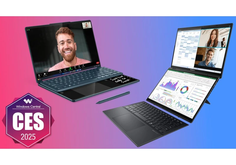 Are foldable laptops dead? Lenovo and ASUS focus on dual-screen PCs, with no sign of their pricier counterparts.