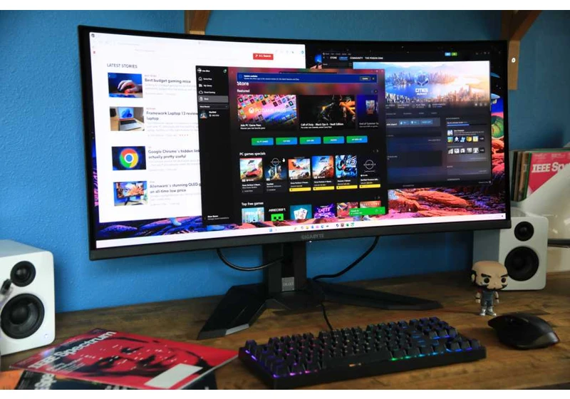 Gigabyte MO34WQC review: A generically great QD-OLED monitor