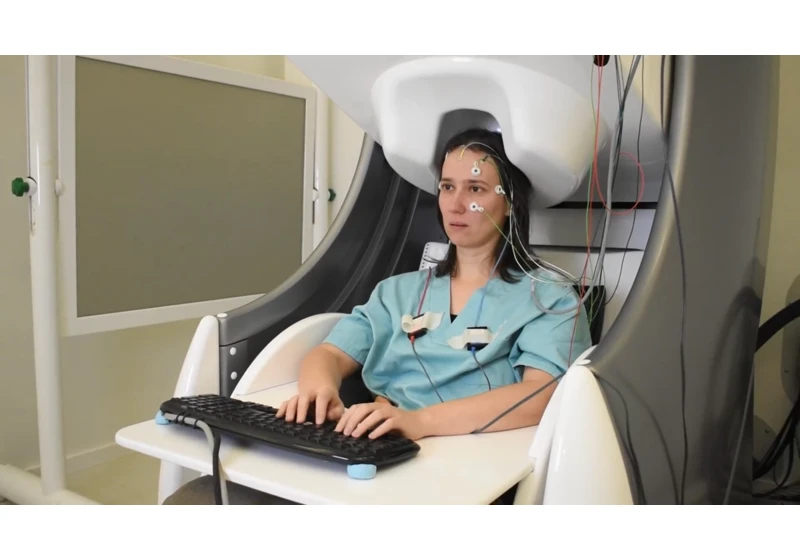 Meta can turn your thoughts into words typed on a screen if you don't mind lugging a machine the size of a room around