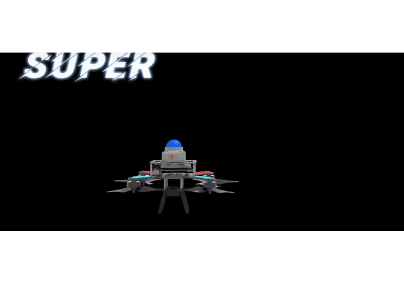 SUPERb: Chinese researchers just designed and built a flying robot that looks like a precursor to Matrix's laser-focused Sentinels