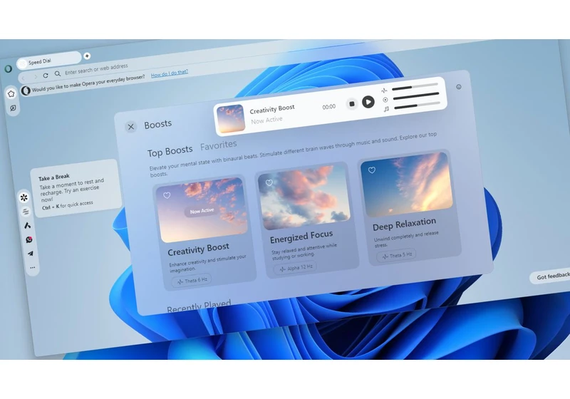 Can a browser reduce stress and help you focus? Opera hopes its "mindful browser" can convince you to leave Google Chrome.