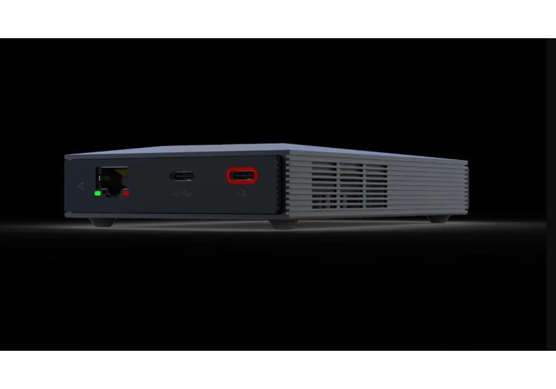 Could this be Lenovo's first NAS? A proof of concept for network-attached storage has emerged, featuring two Type-C connectors and a dedicated Ethernet port