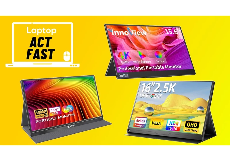  I found 4 portable monitor deals to extend your laptop display, but you'll need to be quick 