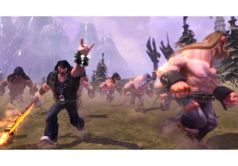  "It's certainly a universe many folks here at the studio wonder about returning to," says Double Fine Productions when asked about making a sequel to the cult classic Brütal Legend 