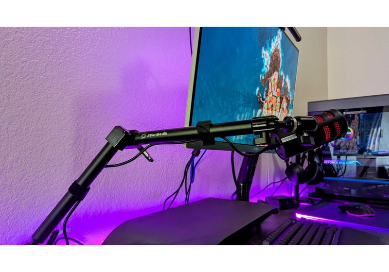 AVerMedia FLEXI go (BA311L) review: A solid arm mount for your mic or webcam... But it's too expensive