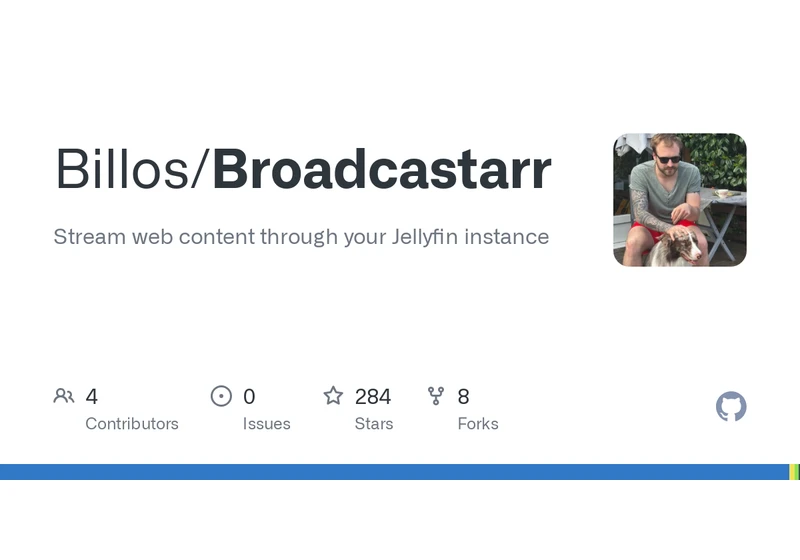 Broadcastarr: Stream web content through your Jellyfin instance