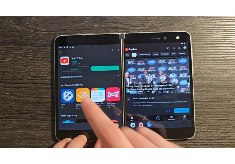 Check out the Surface Duo running Android 13, an OS your foldable may never get