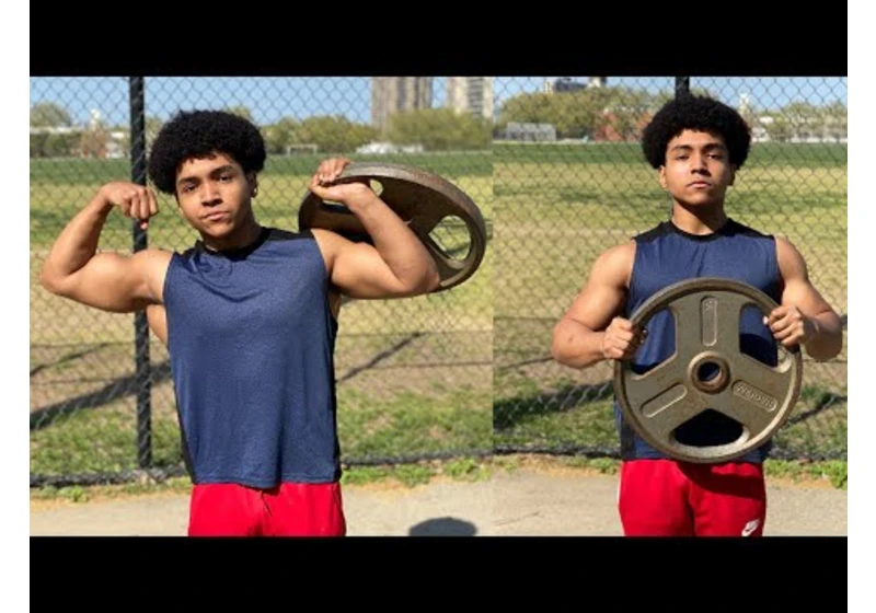 Can Shaq do 50 pull-ups and 100 dips with a 45 pound plate in 15 Minutes | That's Good Money