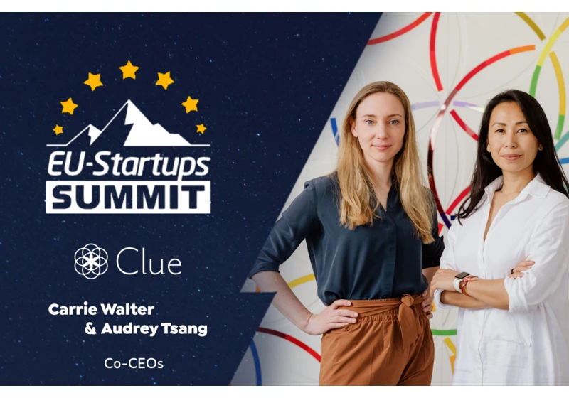Clue Co-CEO’s Audrey Tsang and Carrie Walter will speak at the EU-Startups Summit in Barcelona on May 12-13
