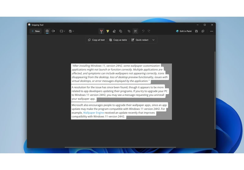 Using 'one of Windows 11's few truly useful AI features' is about to get easier