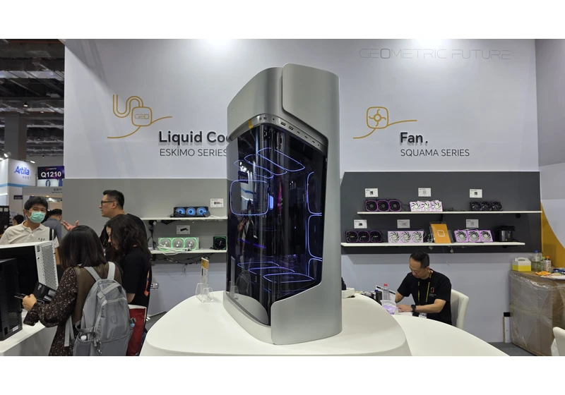  Geometric Future highlights new PC cases, AIOs, and PSUs at Computex 2025 