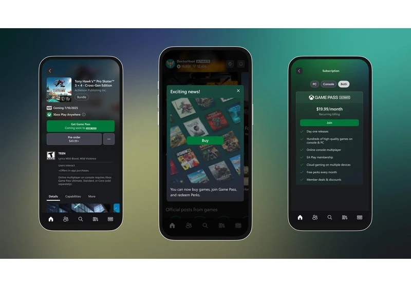 Microsoft Sees Opening for Your Xbox App Purchases Following Fortnite's iOS Return