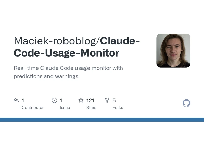 Show HN: Claude Code Usage Monitor – real-time tracker to dodge usage cut-offs