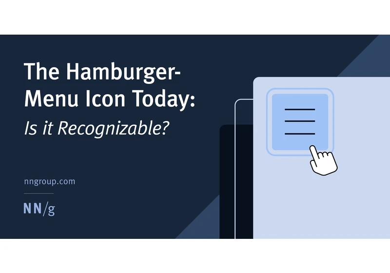 The hamburger-menu icon today: Is it recognizable?
