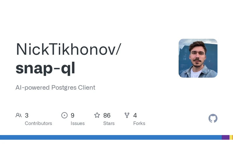 Show HN: SnapQL – Desktop app to query Postgres with AI
