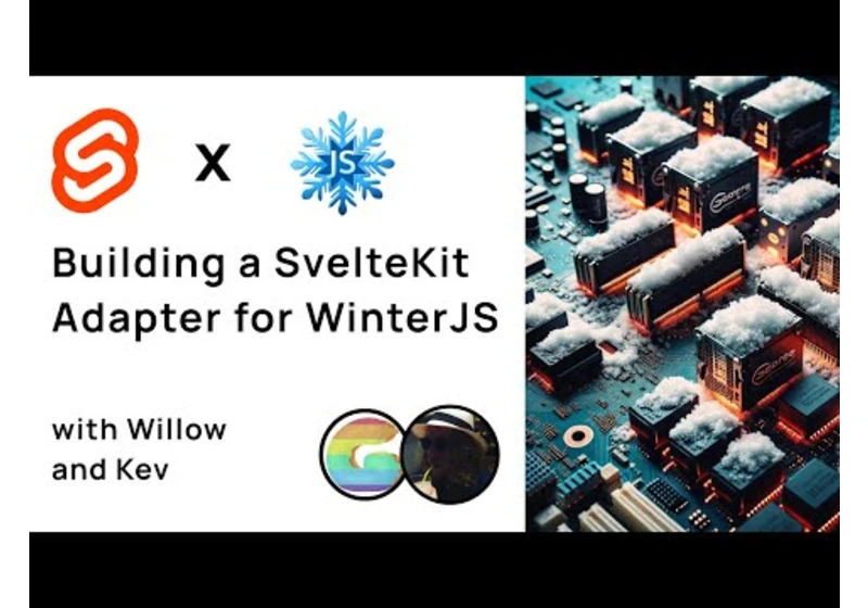 Building a SvelteKit Adapter for WinterJS