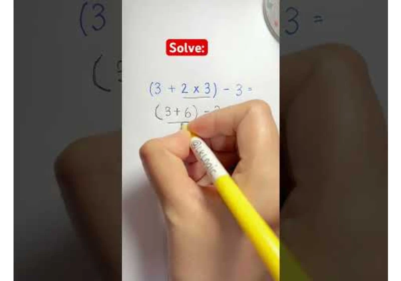 Solve: