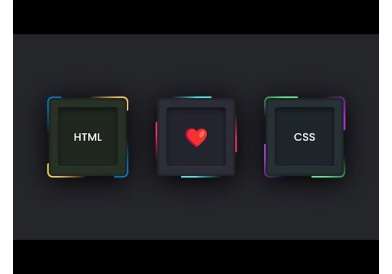 HTML CSS LOVE | Border Animation Effects