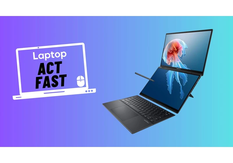 An all-time low price: The unique dual-screen laptop by Asus is a Black Friday steal