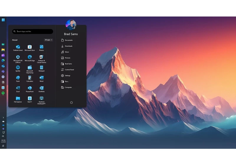 How to use a vertical taskbar on Windows 11