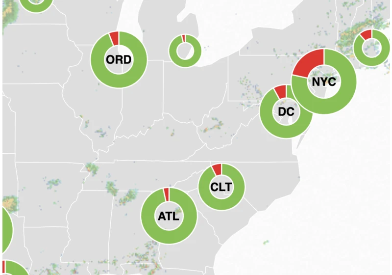 FlightAware Misery Map