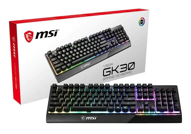 Treat your hands to this spacious MSI gaming keyboard for just $30