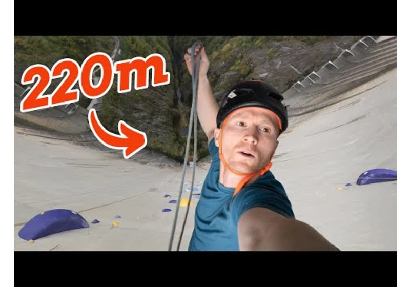 I tried to climb the biggest man-made route in the World