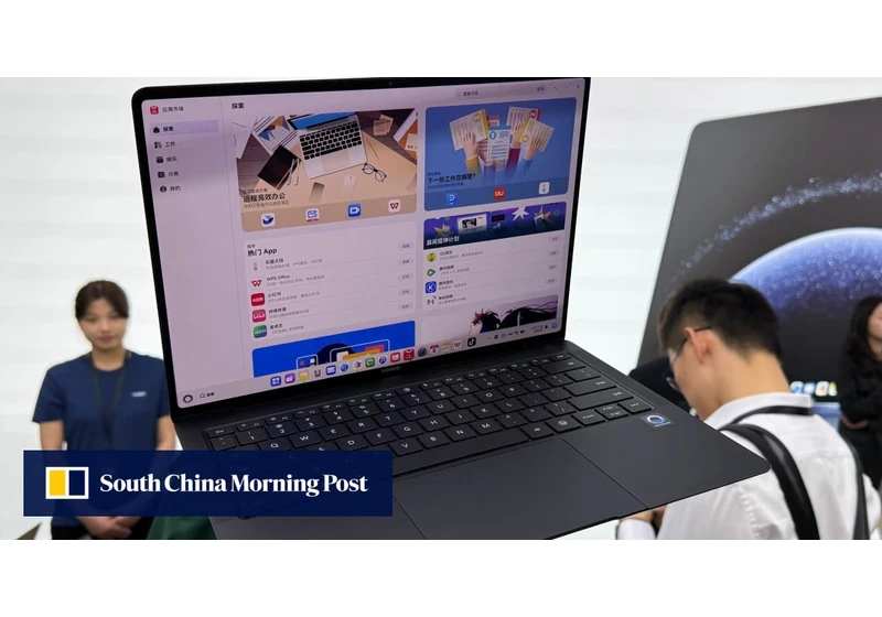 Huawei unveils laptop running self-developed HarmonyOS as Windows licence expire