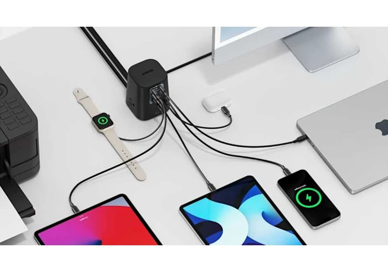 This fast Anker charging station fits 9 devices at once for only $36