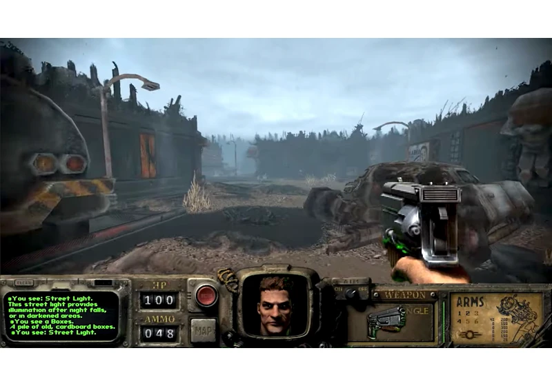 The fan-made mod of the original Fallout game has a real trailer and it looks sick
