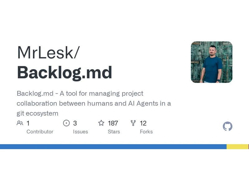 Backlog.md – CLI that auto-generates task files (took my Claude success to 95 %)