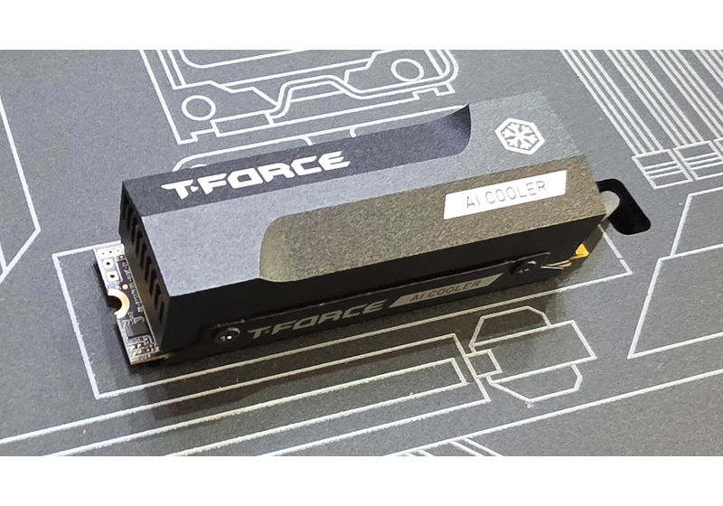 TeamGroup teases T-Force AI-Flow X thermoelectric SSD cooler at Computex 2025