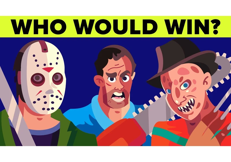 FREDDY KRUEGER vs JASON VOORHEES vs ASH (EVIL DEAD) - HORROR BATTLE ROYAL