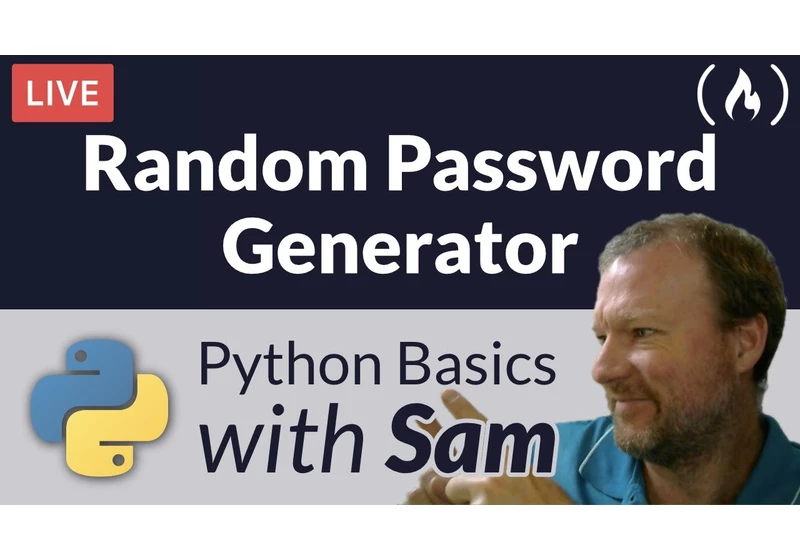 Random Password Generator - Python Basics with Sam