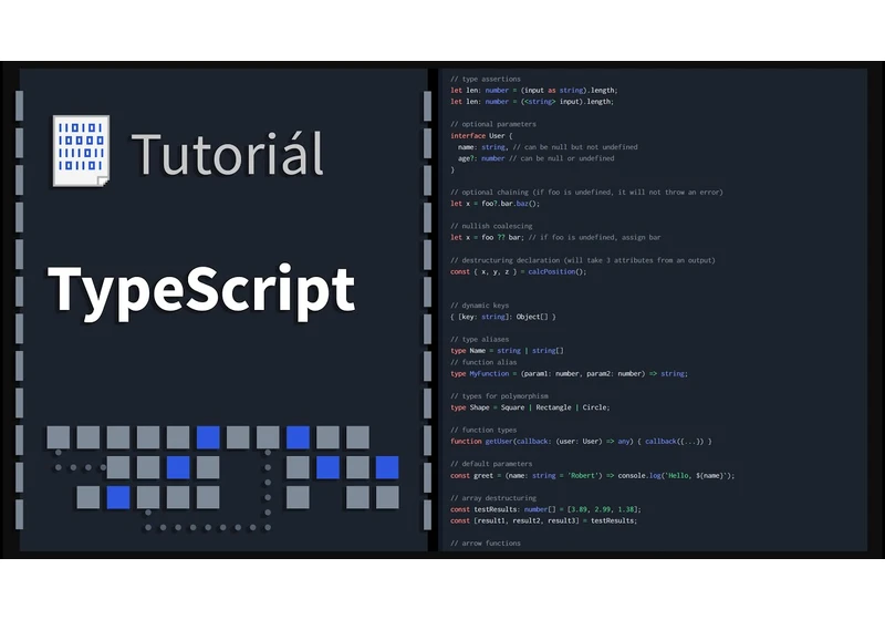 Tutoriál 01, část 2: TypeScript