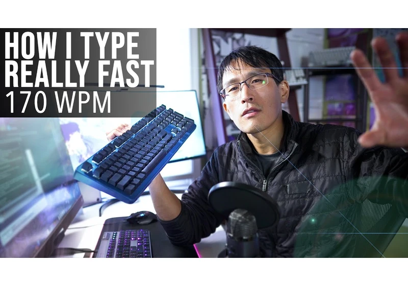 How I Type So Fast (171 words per minute)... as an ex-Googler
