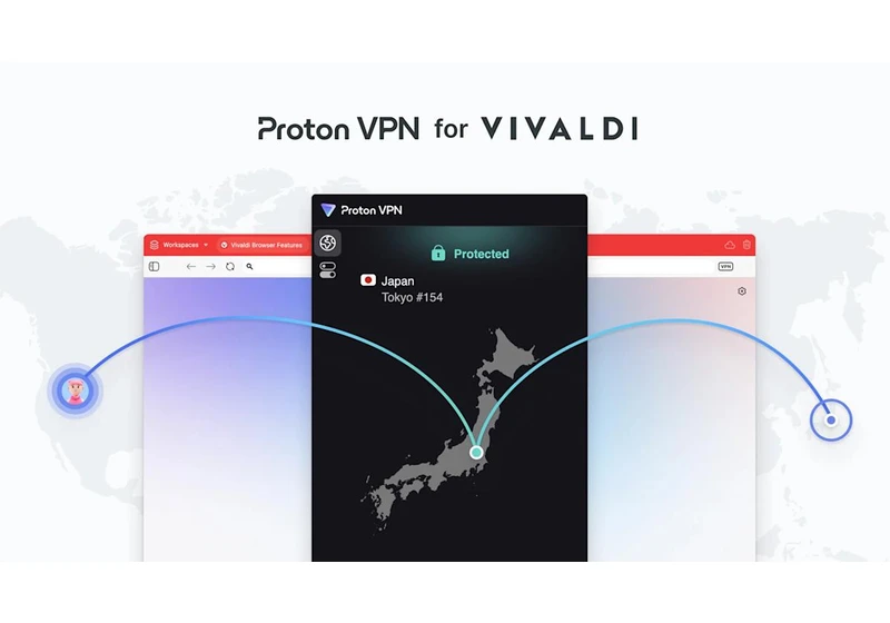 The customizable Vivaldi browser adds built-in ProtonVPN