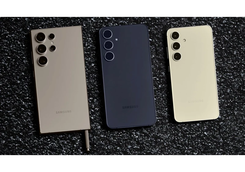 This Samsung Galaxy S25 leak seemingly shows all three models, with curvy corners and slim bezels