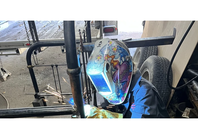 Only 5.3% of US welders are women. After years as a professor, I became one