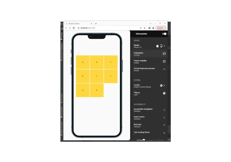 Flutter Device preview Package