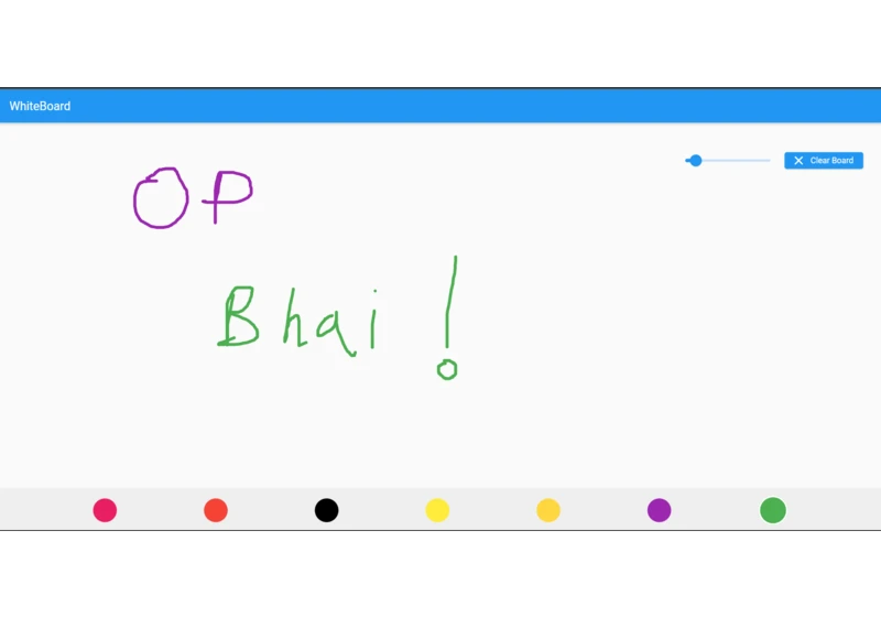 Build a Whiteboard in Flutter