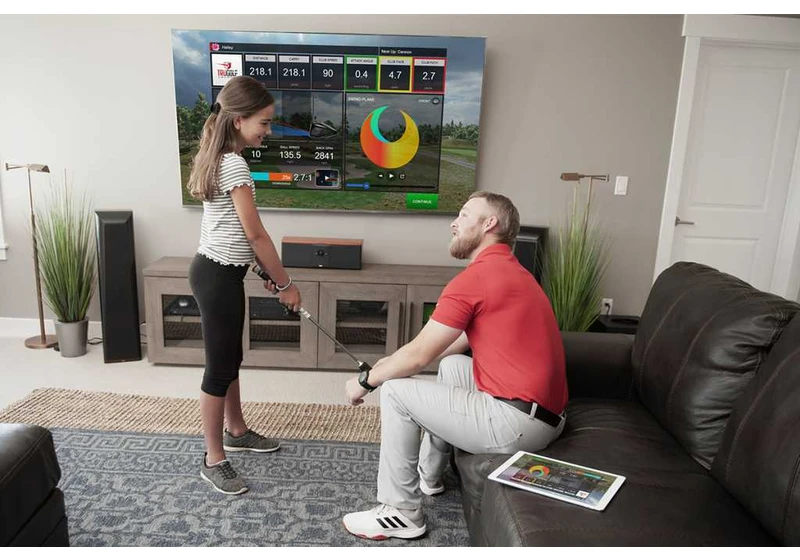 Get into the Masters spirit with this at-home golf simulator