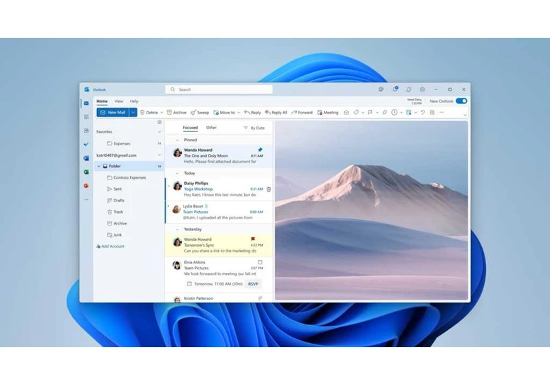 Outlook will replace Windows 11’s Mail and Calendar apps in 2024