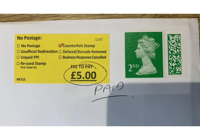 Why are so many people being hit with £5 fines for 'counterfeit' stamps?