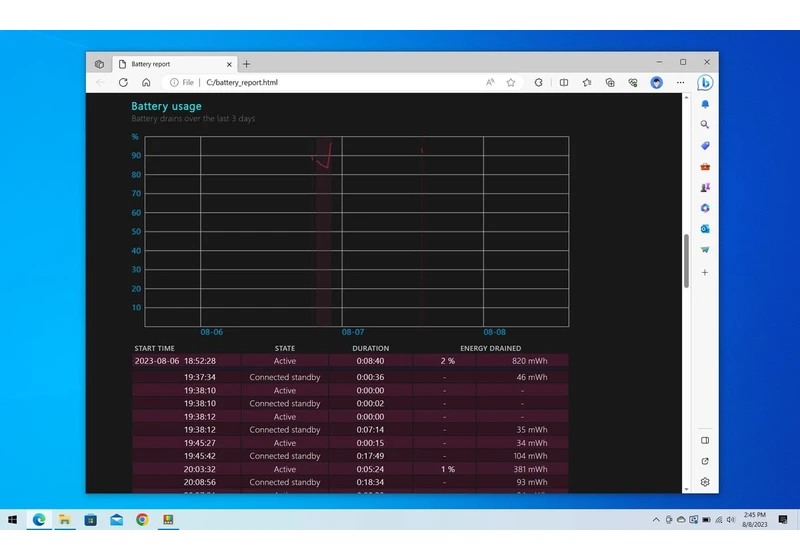 How to generate a Battery Report on Windows 10 and 11