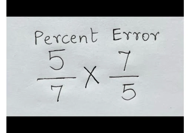 What is the Error Percentage?